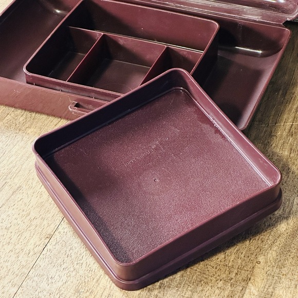 Tupperware Other - Vintage Tupperware Tuppercraft Brown Personal Valet‎ Travel Case Organizer #1624